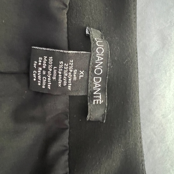 Women's Short Jacket, Black with Metallic Square Accents, Size XL - Picture 2 of 11